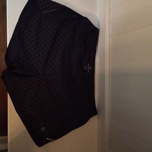 Athleta Navy blue lined wkout shorts size Med